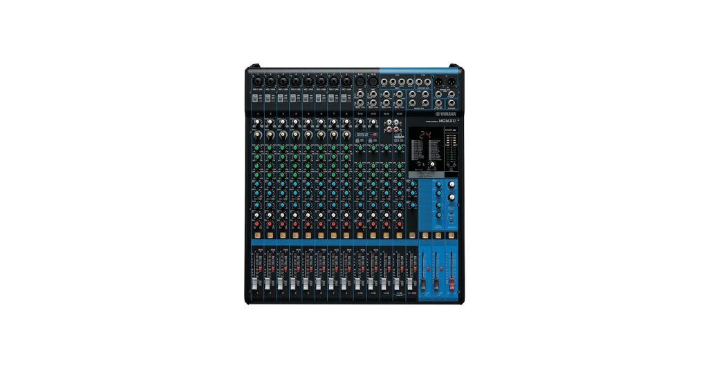 Yamaha MG16XU 16-channel mixer top control surface
